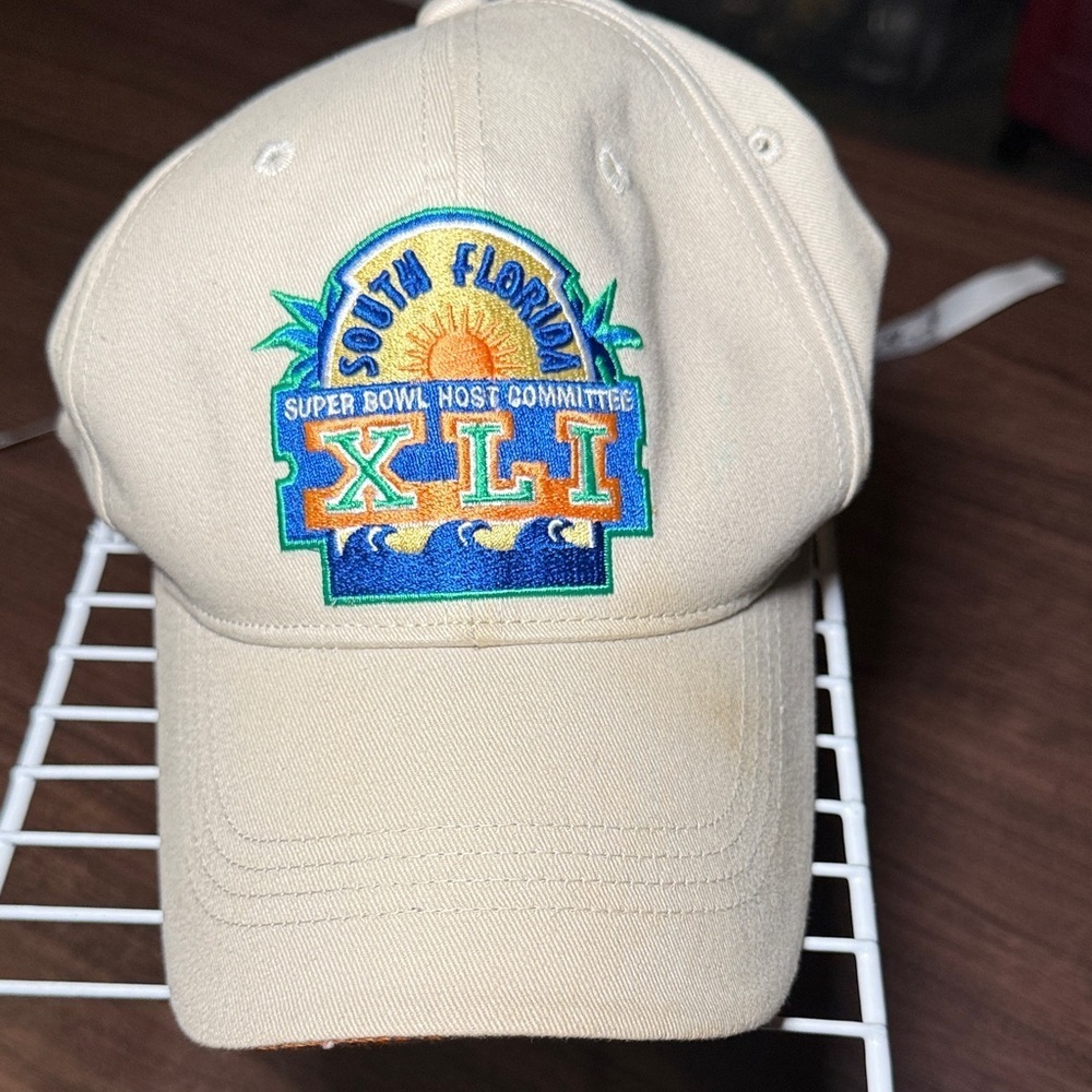 Vintage 2007 Super Bowl XLI Host Committee Hat Miami Dolphins - Picture 10 of 10